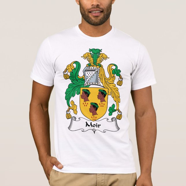 Moir Familienwappen T-Shirt (Vorderseite)