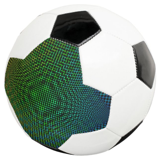 Moire Schachbretts von Kenneth Yoncich Fußball (Dreiviertel)