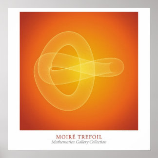 Moire-Trefoil Poster
