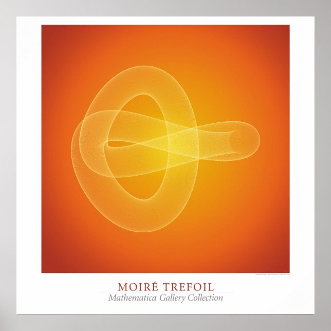 Moire-Trefoil Poster (Vorne)