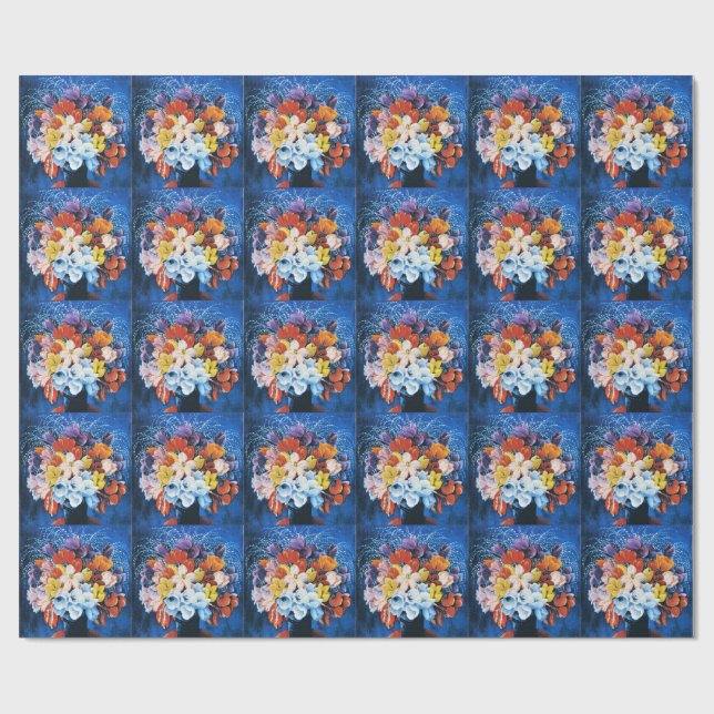Moise Kisling, Tulpenstrauß, Geschenkpapier (Flach)