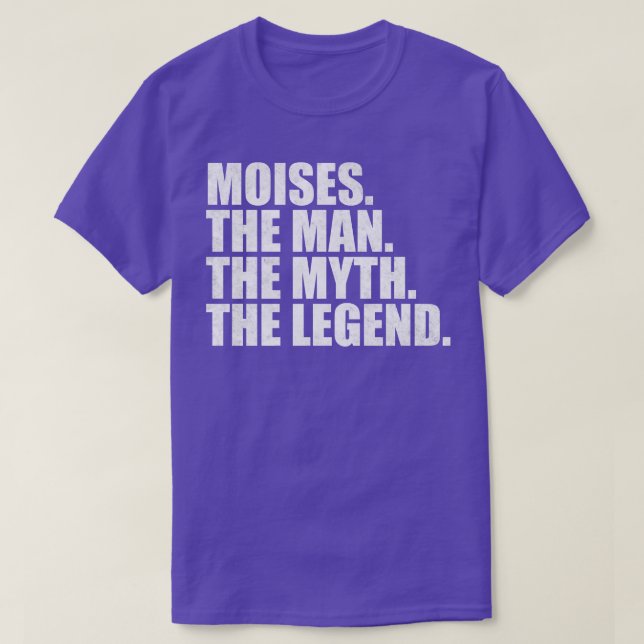 MoisesMoises Name Moises Vorname T-Shirt (Design vorne)