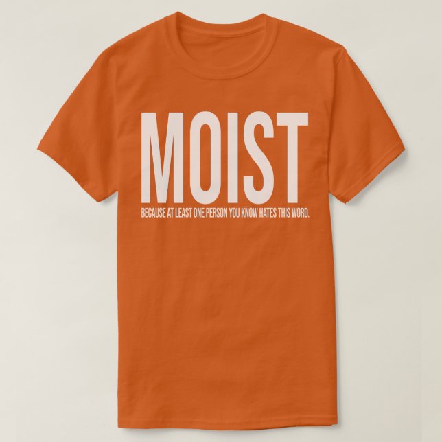 MOIST Design Crewneck Sweatshirt T-Shirt (Design vorne)
