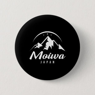 Moiwa Japan Ski Resort Skifahren Snowboarden Button
