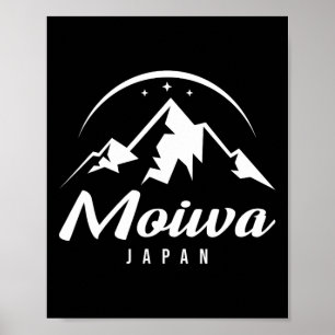 Moiwa Japan Ski Resort Skifahren Snowboarden Poster