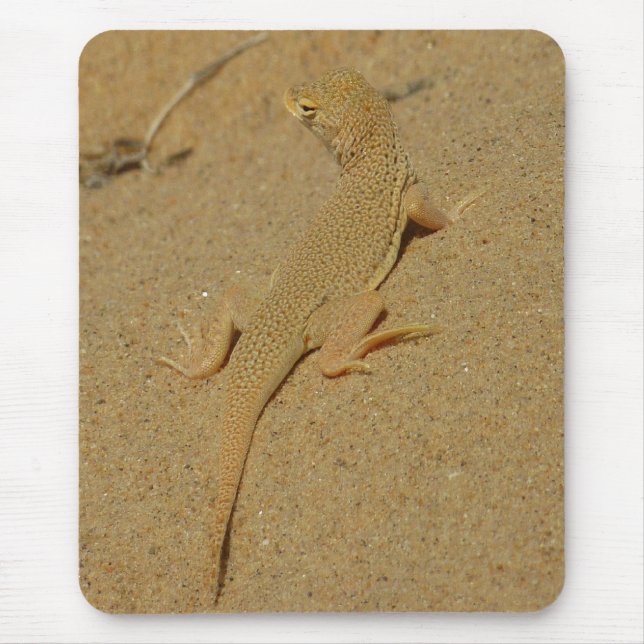 Mojave-Fransenzehen-Echse Mousepad (Vorne)