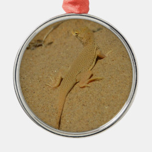Mojave-Fransenzehen-Echse Ornament Aus Metall