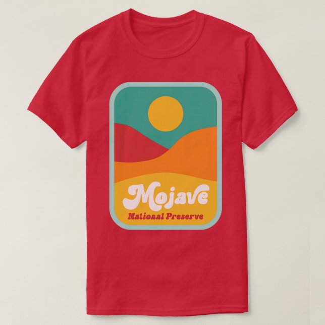 Mojave National Preserve Camping Joshua Tree T-Shirt (Design vorne)