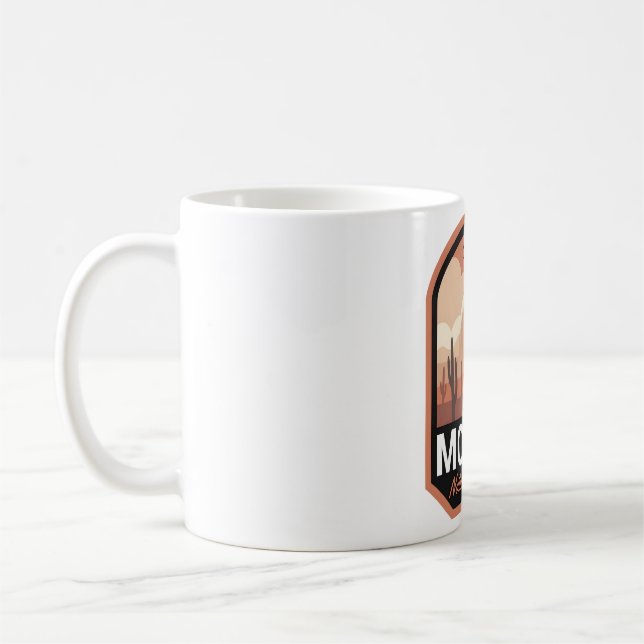 Mojave National Preserve Wüste Cowboy Kaffeetasse (Links)