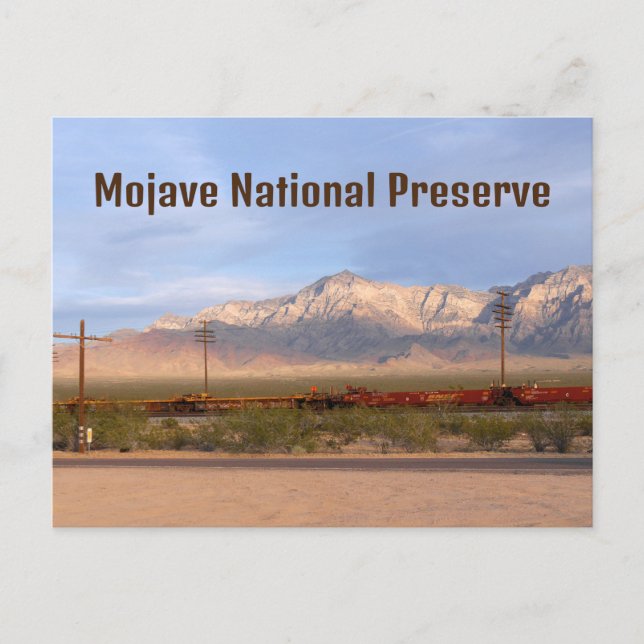 Mojave National Reserve Kalifornien Postkarte (Vorderseite)
