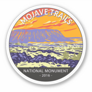 Mojave Trails National Monument Amboy Krater Aufkleber