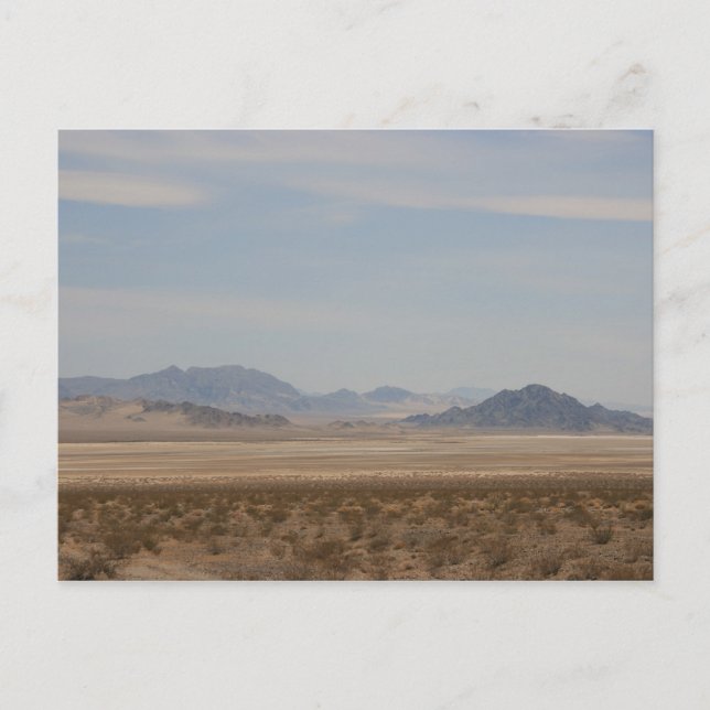 Mojave Wüste Postkarte (Vorderseite)
