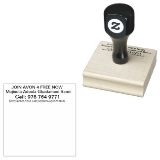 Mojisola A Gbadamosi Avon Briefmarke Gummistempel
