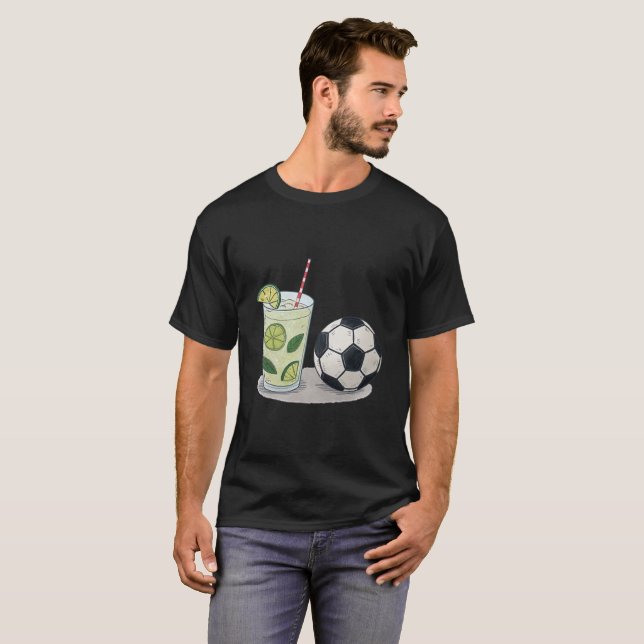 Mojito and soccer ball T-Shirt (Vorne ganz)