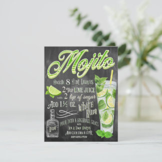 Mojito Cocktail Party Einladung
