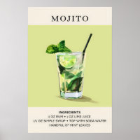 Mojito Cocktailgemälde