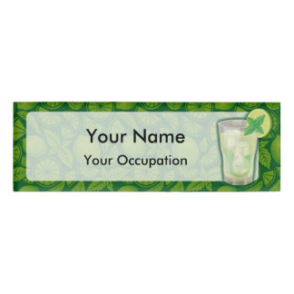 Mojito Cocktailmarke Namenschild