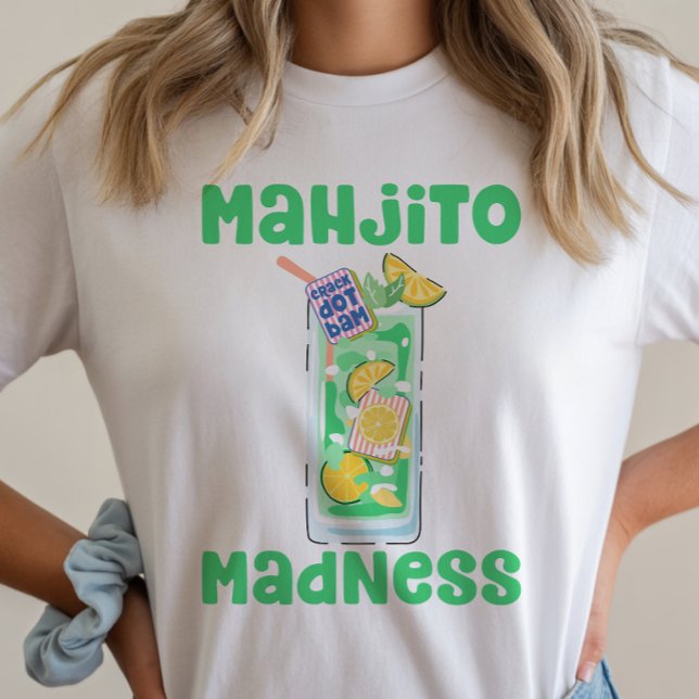 Mojito Mahjong Cocktail T-Shirt (Von Creator hochgeladen)