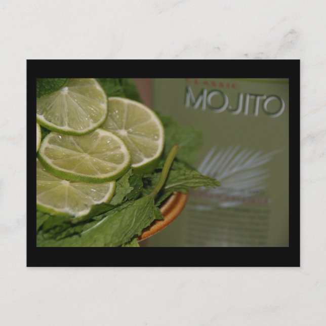 Mojito-Postkarte Postkarte (Vorderseite)