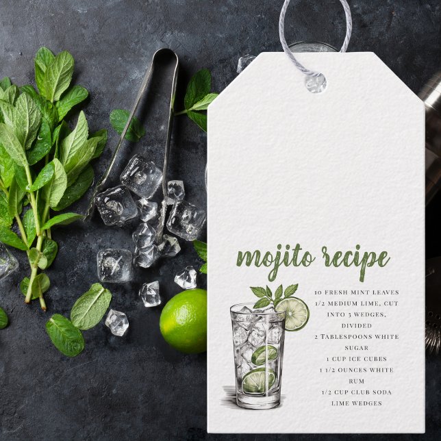 Mojito Recipe Geschenkanhänger (Von Creator hochgeladen)