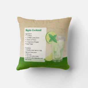 Mojito Recipe Kissen