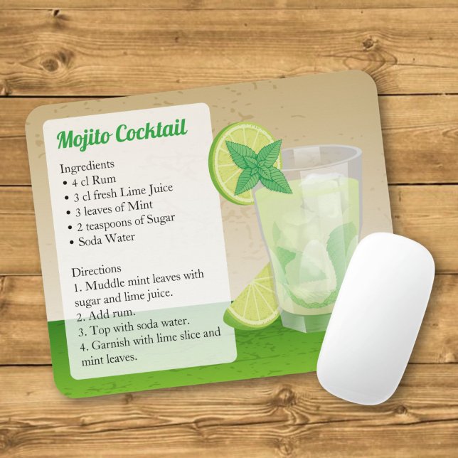 Mojito Recipe Mousepad (Von Creator hochgeladen)