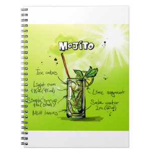 Mojito Recipe Notizblock