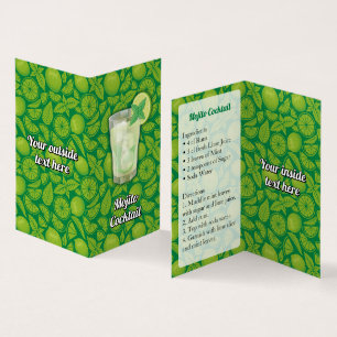 Mojito Rezept Visitenkarten