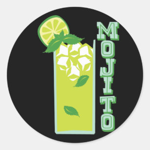 Mojito Runder Aufkleber