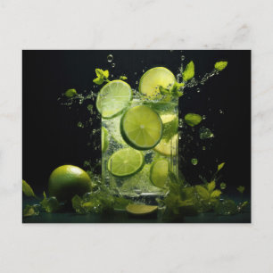 Mojito Splash Postkarte