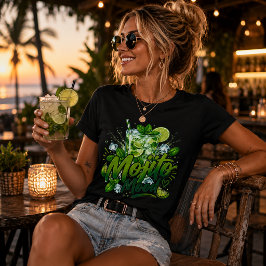 Mojito-Stimmung Sommer-Cocktail-Vibe Tri-Blend Shirt