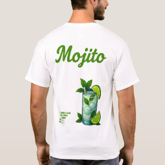 Mojito T-Shirt – Fresh Mint & Lime Cocktail