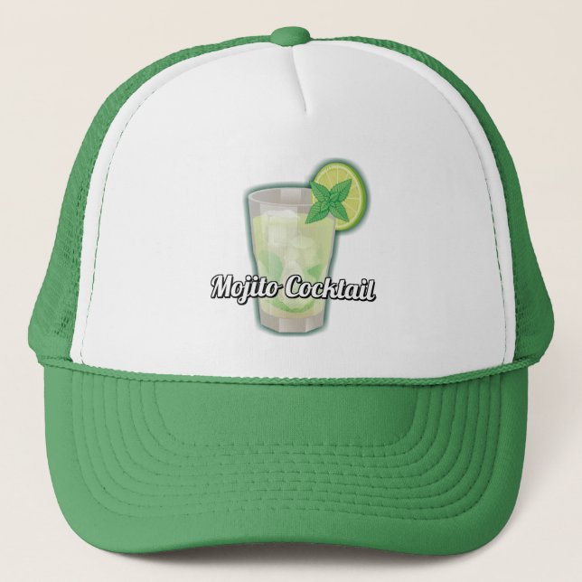 Mojito Truckerkappe (Vorderseite)