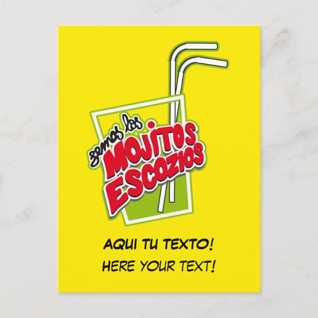 MOJITOS ESCOZIOS POSTKARTE (Vorderseite)