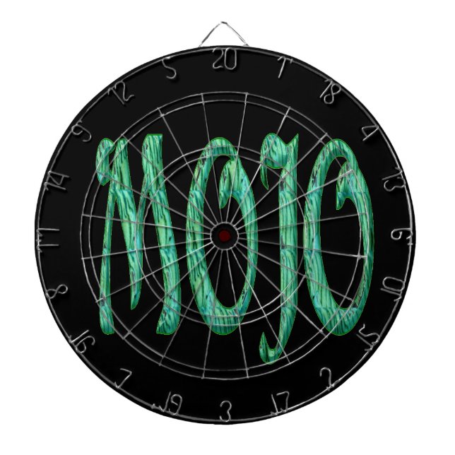 Mojo Black Dartboard Dartscheibe (vorne)