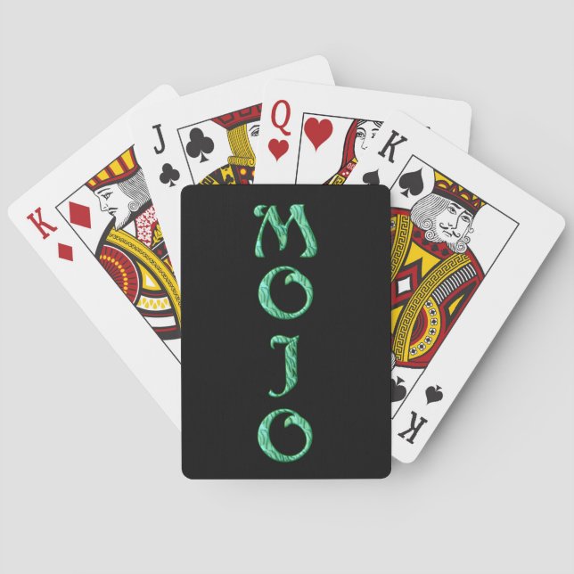 Mojo Black Poker Spielkarten (Rückseite)