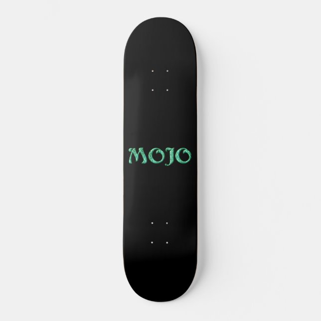 Mojo Black Skateboard (Vorderseite)