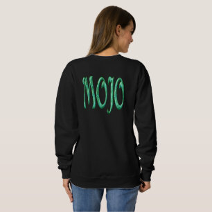 Mojo-Frauen schwarzes Sweatshirt Rücken