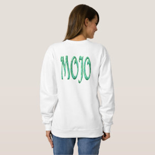 Mojo-Frauen weiße Sweatshirt Rückseite