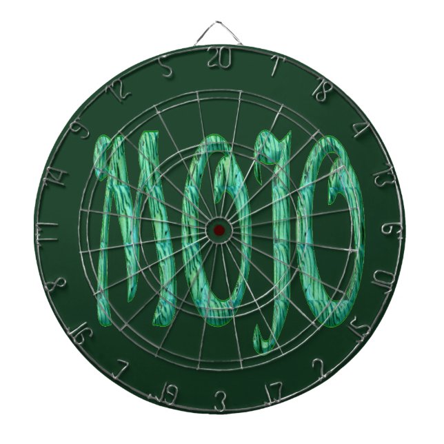 Mojo Green Dart Dartscheibe (vorne)