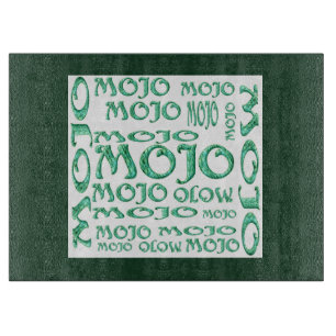 Mojo Green White Glasschneidplatte Schneidebrett