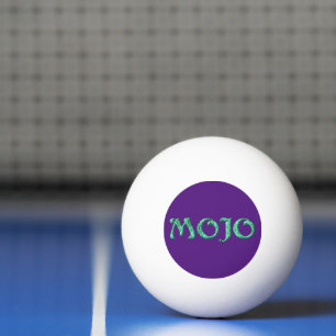 Mojo grün lila weiße 3-Sterne-Tischtennisball Tischtennisball