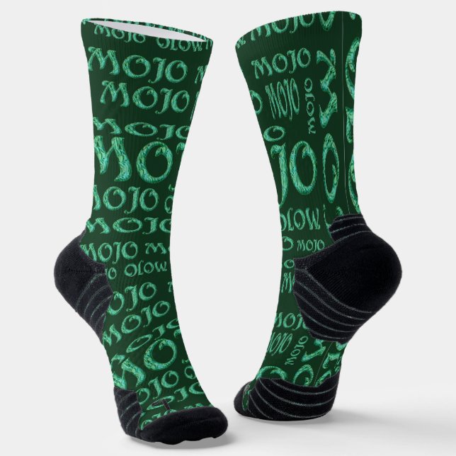 Mojo-grüne Hochleistungs-Socken Socken (Gewinkelt)
