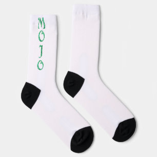 Mojo-Grüne und weiße Premium-Socken Socken