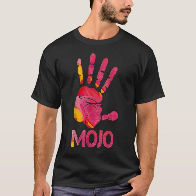 Mojo Hand Magic Hoodoo Amulet Blues Music T-Shirt (Vorderseite)