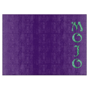 Mojo lila Glasspanplatte Schneidebrett