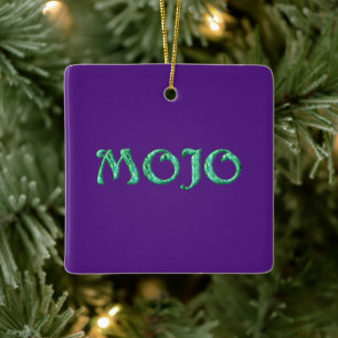 Mojo lila Hängeplatz Keramikornament