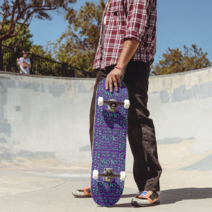 Mojo lila Skateboard
