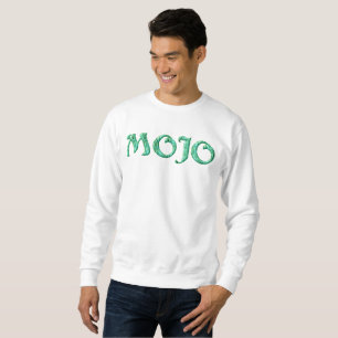 Mojo Männer weißer Sweatshirt