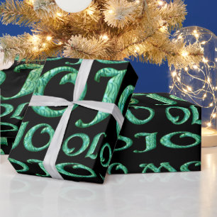 Mojo-Papier aus schwarzem Matt Geschenkpapier